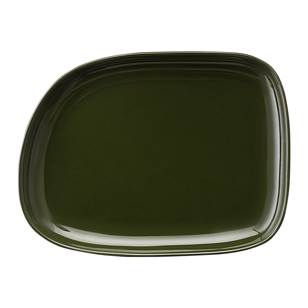 Набор из 5-ти сервировочных тарелок на деревянном подносе sorrento