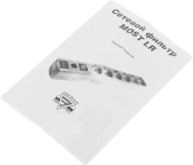 Сетевой фильтр Most LR, 1.7м, черный [lr 6-1.7-ч]