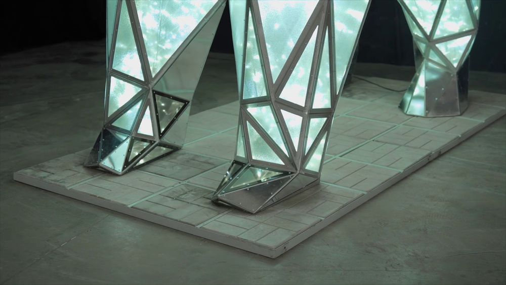 Полигональный светодиодный "Медведь"