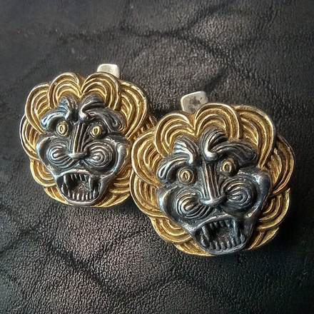 Серьги "Львы Греческие"