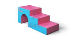 Мягкий модуль гимнастический - "АРКА-Лестница 3 ступени"