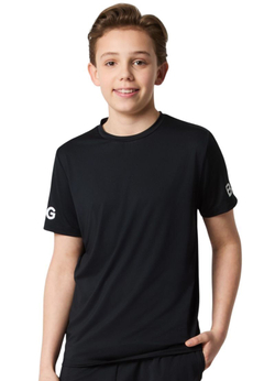 Футболка для мальчика теннисная Björn Borg - black beauty