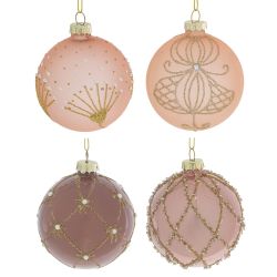 GAEM Набор из 12шт Украшение новогоднее "Шар", D 8 см, L35 W25 H8,5 см