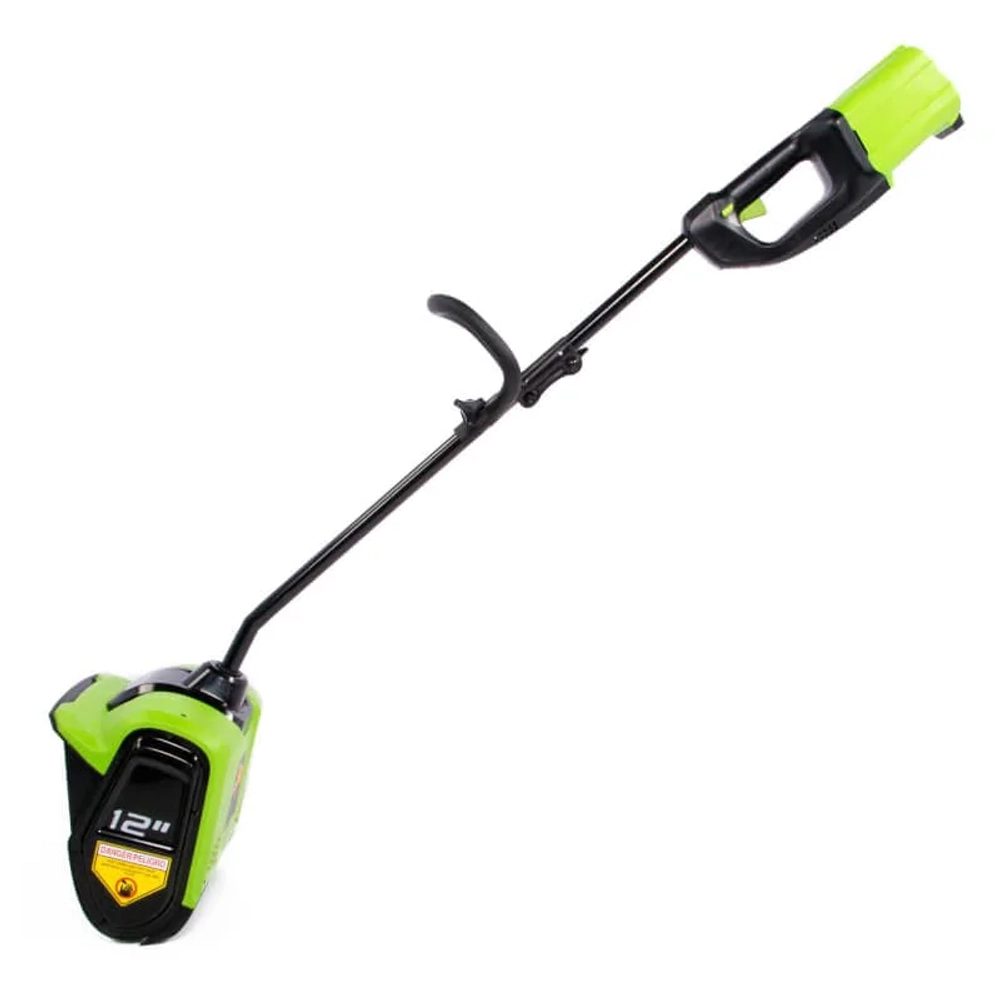Greenworks GD60SS 60В аккумуляторный снегоуборщик (1 x 4 Ач, ЗУ) ковш 30 см, выброс 6 м 2602607UB