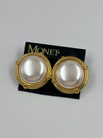 Серьги «жемчужные» Monet