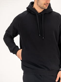 Костюм мужской спортивный(без начеса) черный