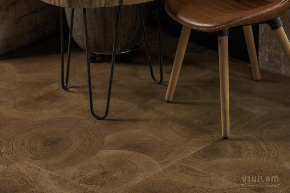 LVT-плитка VINILAM 61601 Дуб Натуральный (4,56) клеевой