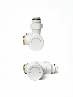 Комплект термостатический универсальный Thermo, 1/2" x 3/4", с термоголовкой, белый