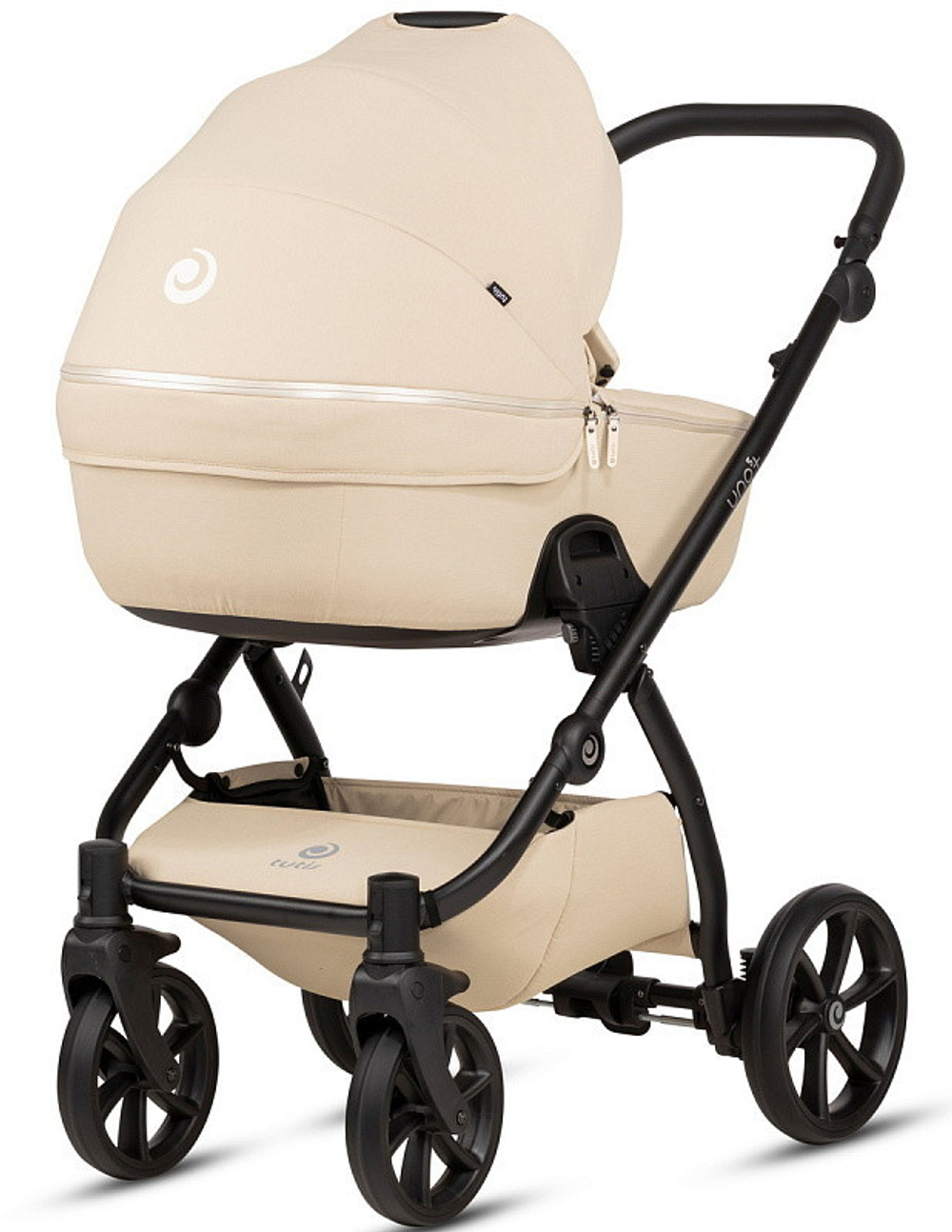 Детская коляска Tutis Uno 5 Plus Unico 3 в 1 с автокреслом Elo Lux EduSky Black 1402151 Latte