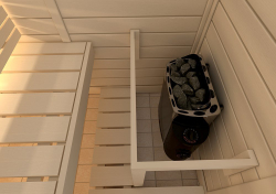 Электрическая печь SAWO MINI MN-23NB-Z (2,3 кВт, встроенный пульт, внутри оцинковка, снаружи нержавейка)