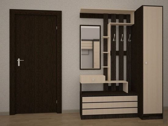 Шкаф-пенал ЯМАЙКА Япп-1 венге / дуб молочный