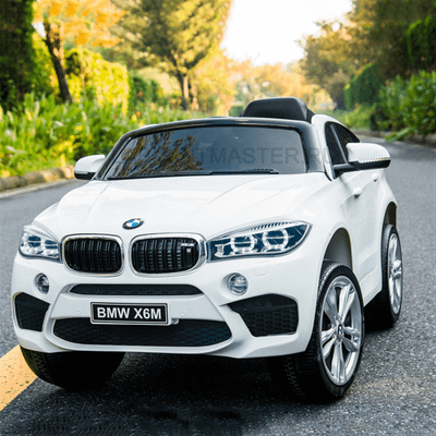 Детский электромобиль "BMW X6M" JJ2199 6V,белый