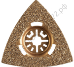 ЗУБР ШВТ-80 UniLock, 80 мм, OIS-хвост., Насадка треугольная шлифовальная, Профессионал (15563-80)