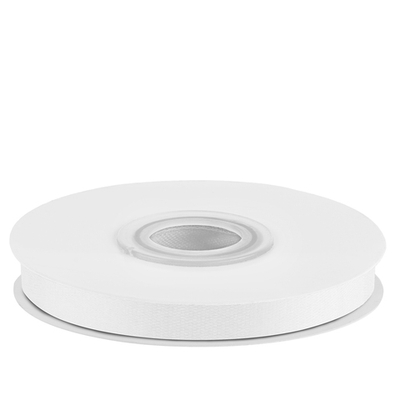 Лента атласная в белом цвете, в 5 размерах, 1 шт.