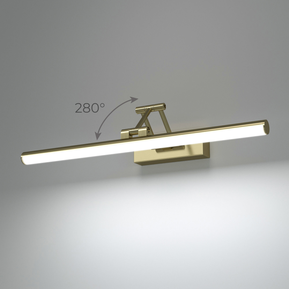 Светильник настенный поворотный светодиодный Monza LED бронза 4000К 40128/LED бронза