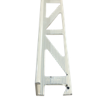 Г - Образный алюминиевый профиль для наружных углов керамической плитки светло-бежевый 10х2700мм