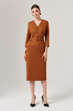 51615 Платье женское (янтарный)