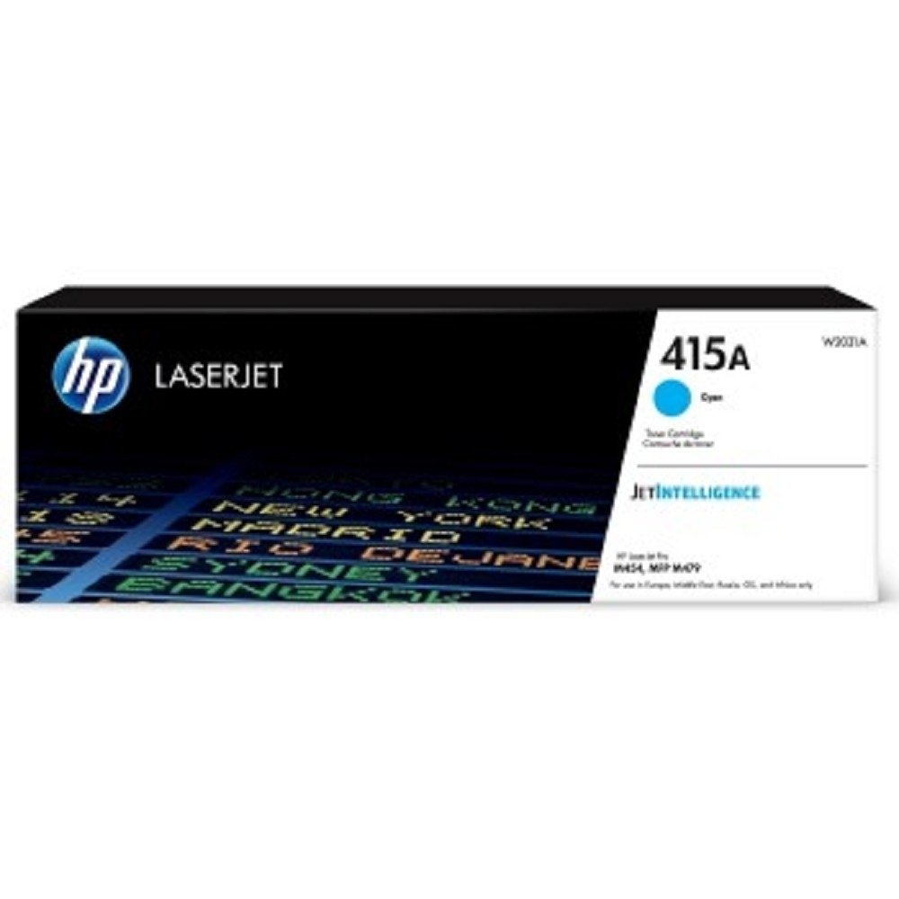 HP W2031A Картридж 415A голубой (2100стр.) (HP LJ M454/MFP M479)