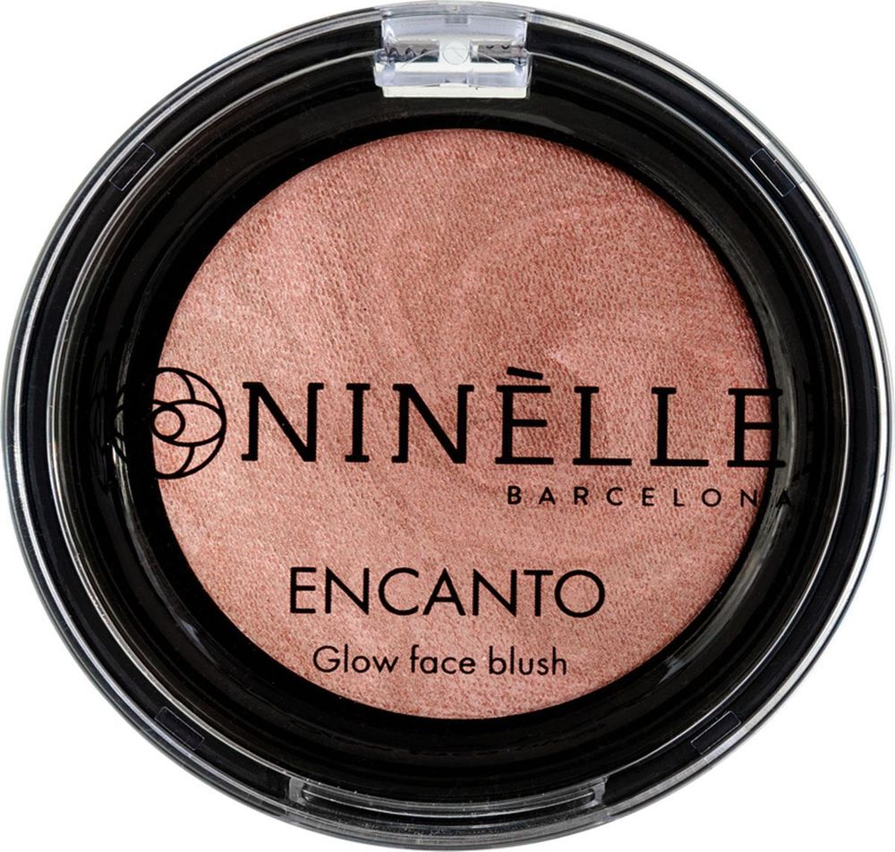 Ninelle Румяна для лица Encanto, с эффектом сияния, тон №433, Пыльный розовый