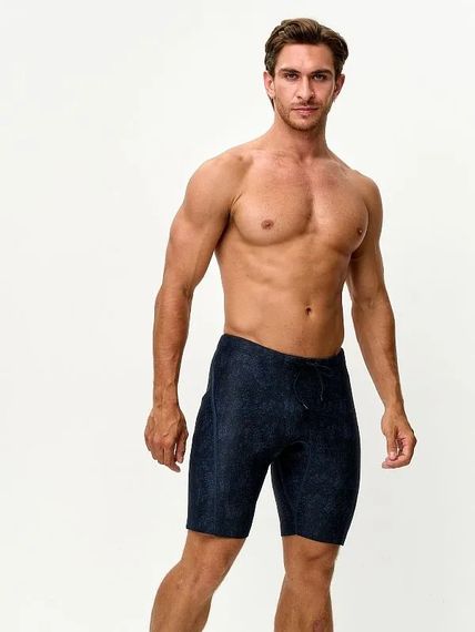 Шорты Sargan Sport 1040/BKBL 2 мм черный/синий