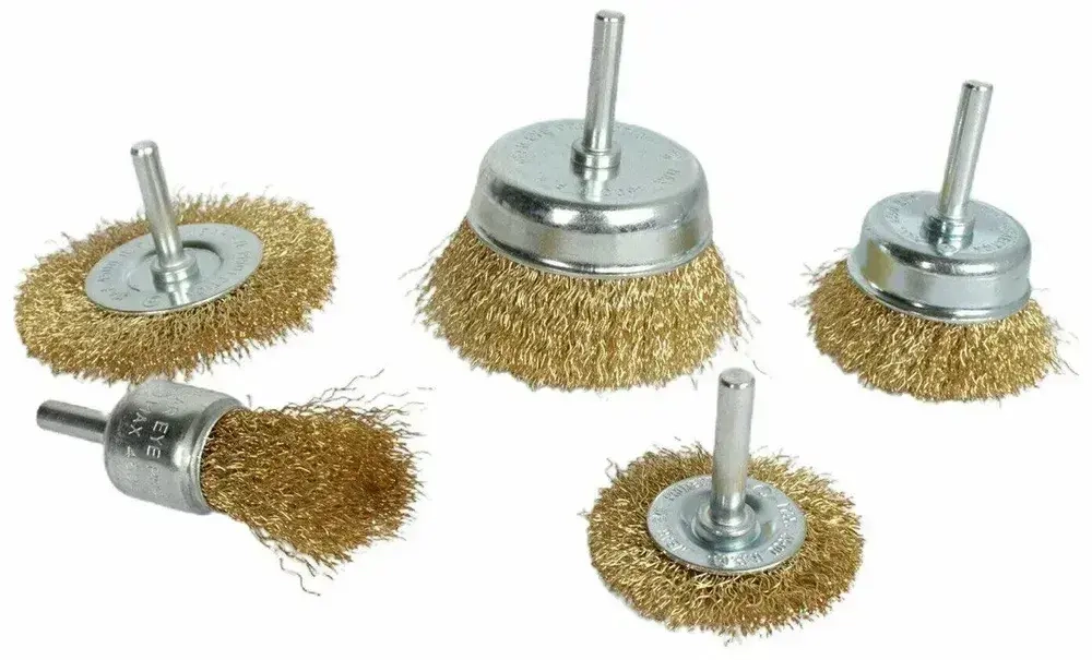 Набор щеток-крацовок для дрели 5шт , щетки металлические для дрели
