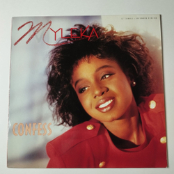Винтажная виниловая пластинка LP Myleka Thompson Confess (Germany 1988) 45 RPM Maxi Single