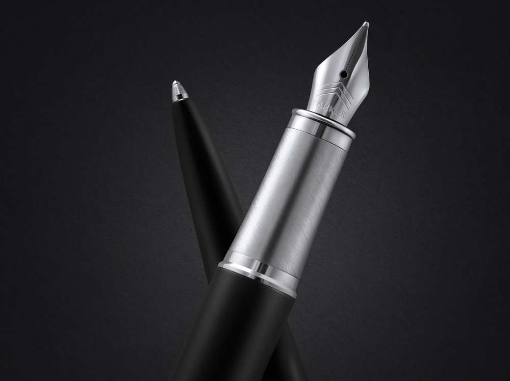 Parker IM Legacy of Flight CT ручка перьевая черная, 0,8мм, подарочная упаковка