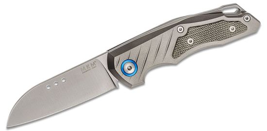 Складной нож MKM "ROOT" MKM/RT GCT c клинком из стали Böhler M390 Microclean®, рукоять титан / микарта