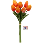 Цветы искусственные «Natur» 38см Тюльпаны 7шт желтые