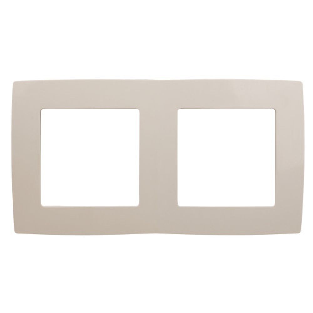 12-5002-02 ЭРА Рамка на 2 поста, Эра12, слоновая кость