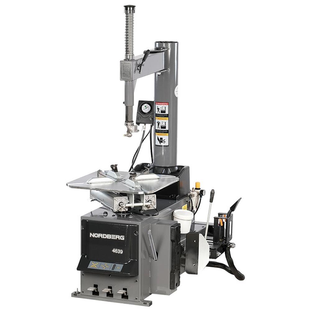 NORDBERG (4639) Шиномонтажный полуавтоматический станок 380В, 2 скорости, взрывная подкачка (серый)