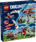 Конструктор LEGO DREAMZzz 71497 Робот-тигр Купера и Hot Rod машина Зеро