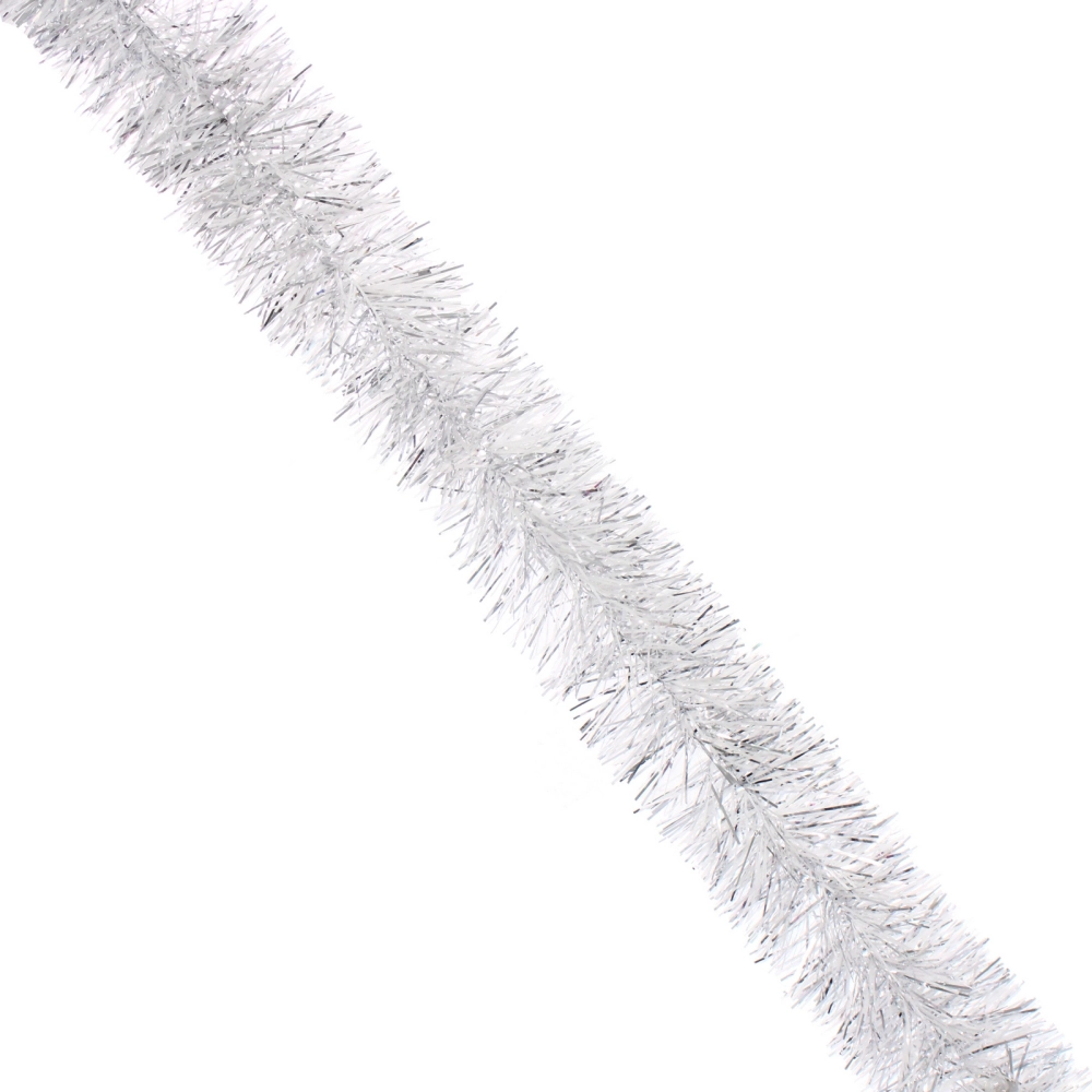 Мишура «Зимняя сказка» 2м, 9 см, Белый/Серебро