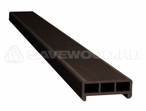 Перила для ограждений или лестниц из ДПК цвет  Темно-коричневый