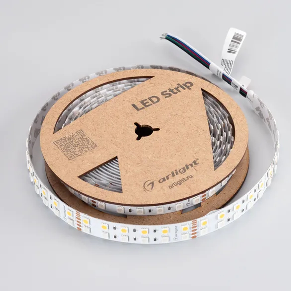 Светодиодная лента RT-B144-19mm 24V RGBW-Warm (32 W/m, IP20, 5m) (Arlight, Открытый) 012327(3)