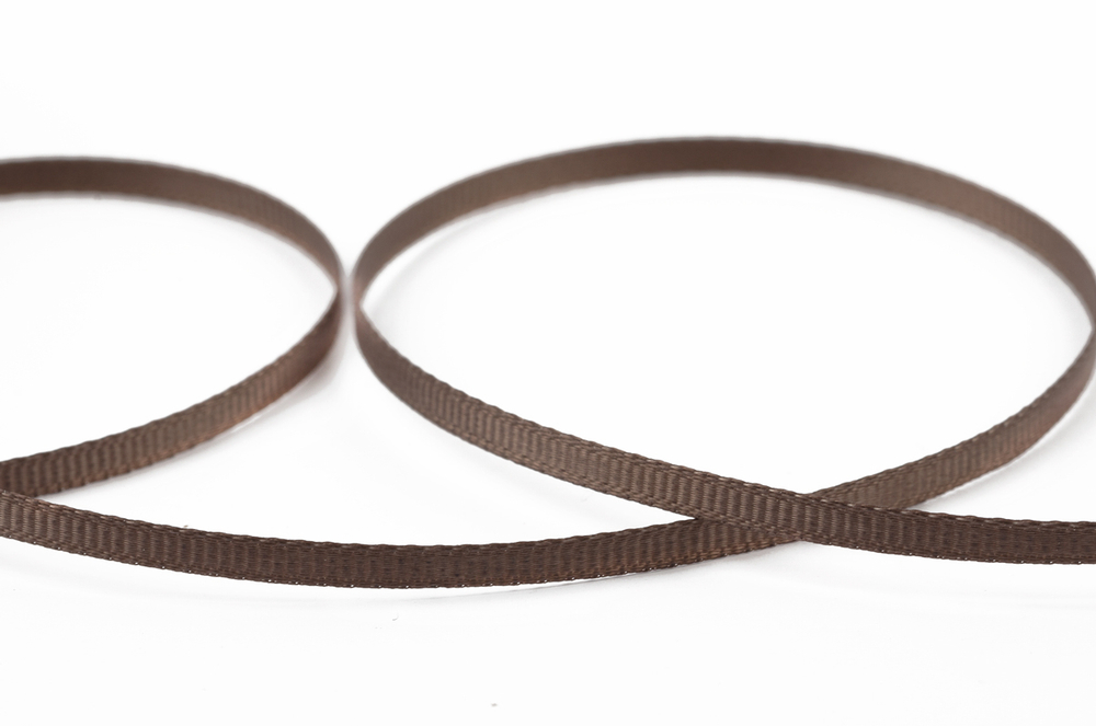 "Gamma" репсовая лента GR-03 3 мм №121 серо-коричневый