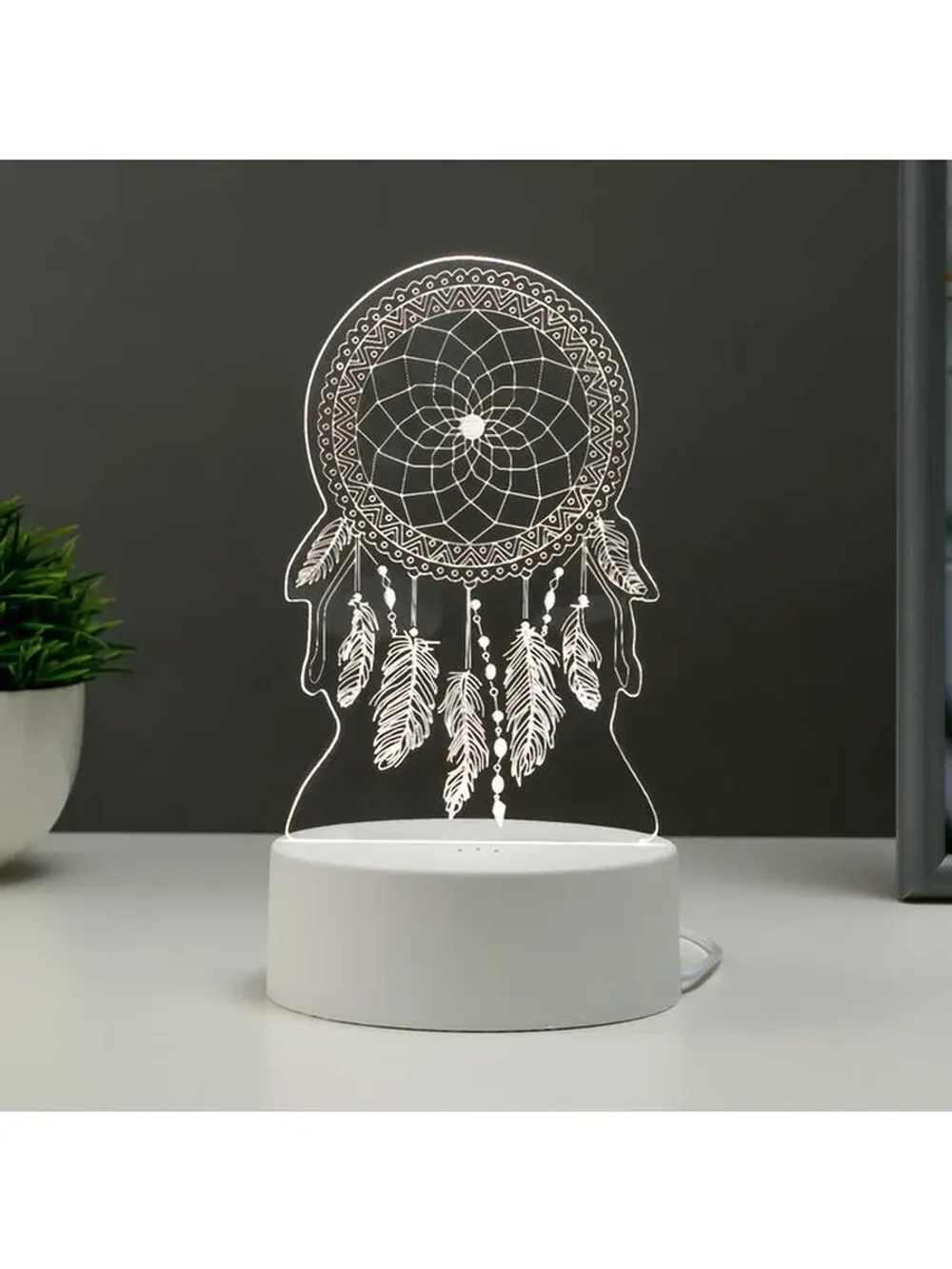 Светильник сенсорный «Ловец снов» LED 3 от USB RISALUX