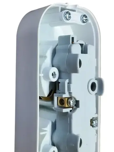 Колодка розеточная Makel 6 гнезд с заземлением 16А 3600Вт белая MGP 181