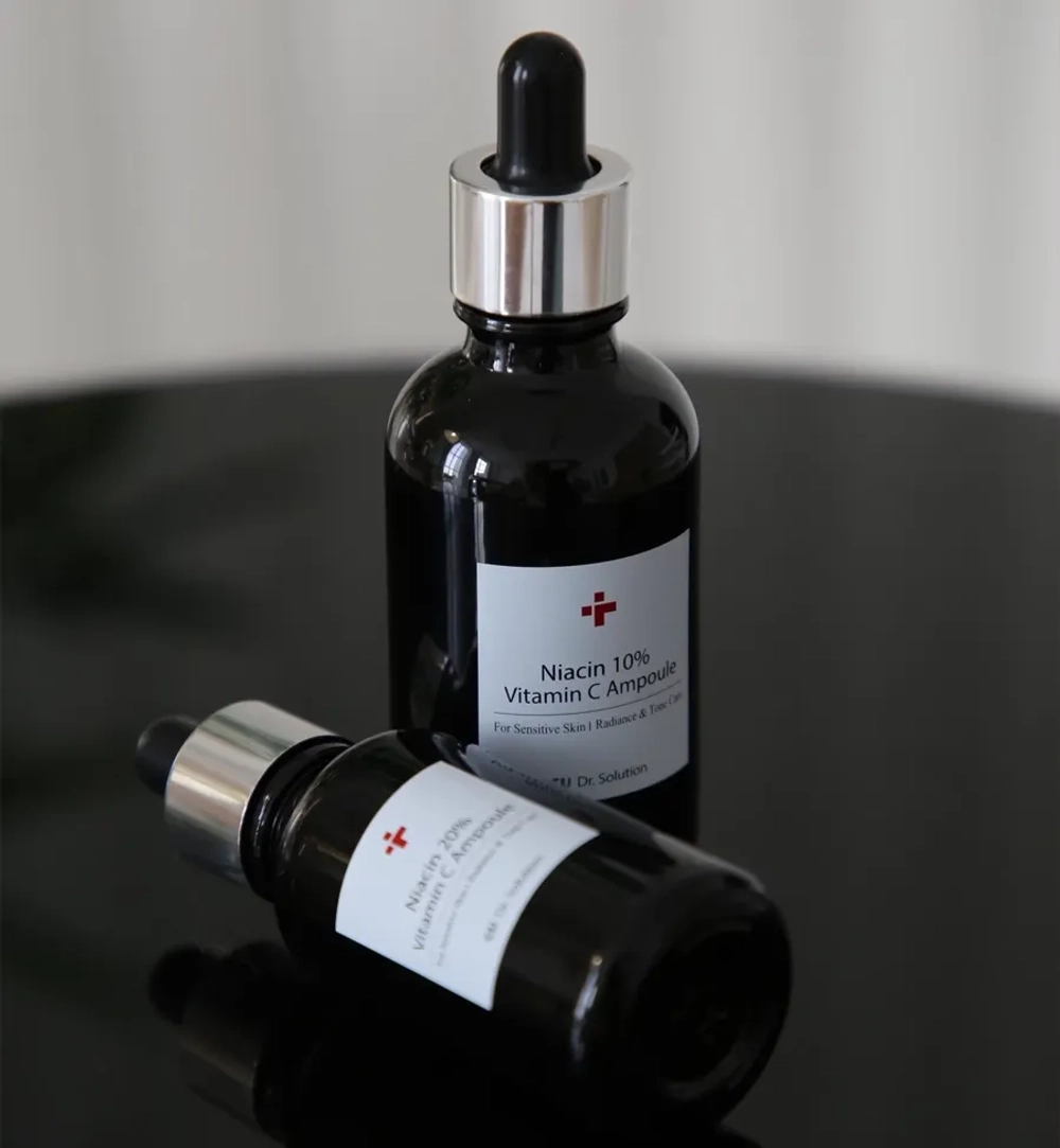 CUSKIN Dr.Solution Niacin 10% Vitamin C Ampoule ампула для ровного тона с ниацинамидом