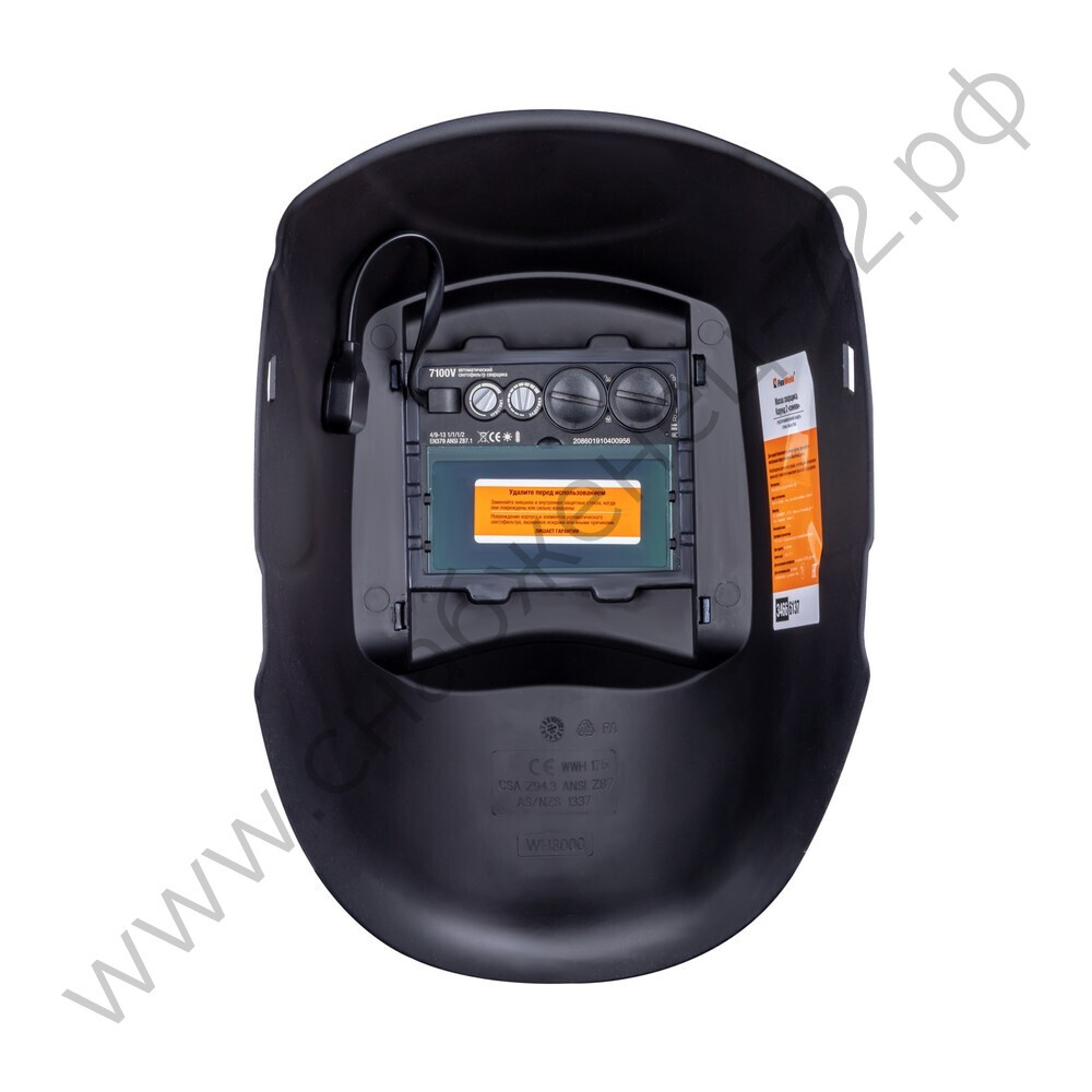 Маска сварщика КОРУНД-2 синяя (ф-р 7100V, пр-во FoxWeld), без коробки