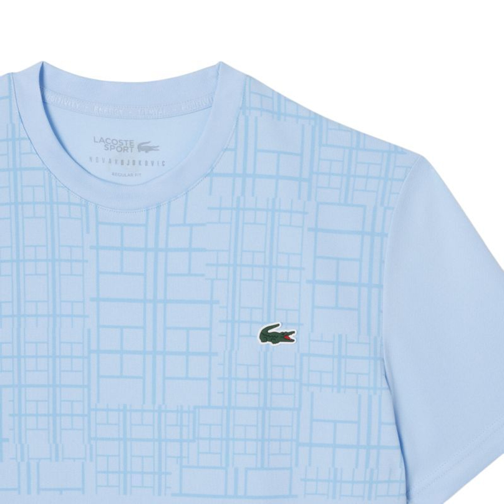 Мужская теннисная футболка Lacoste Tennis x Novak Djokovic - blue