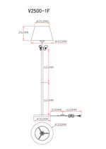 Торшер Moderli V2500-1F Riccardo