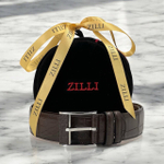 Ремень Zilli из кожи крокодила