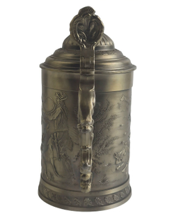 Кружка (бокал) "Псовая охота" Германия, SKS Zinn