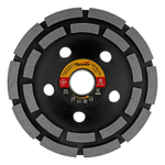 Чашка алмазная зачистная, 125 мм, двухрядная Sparta 729905