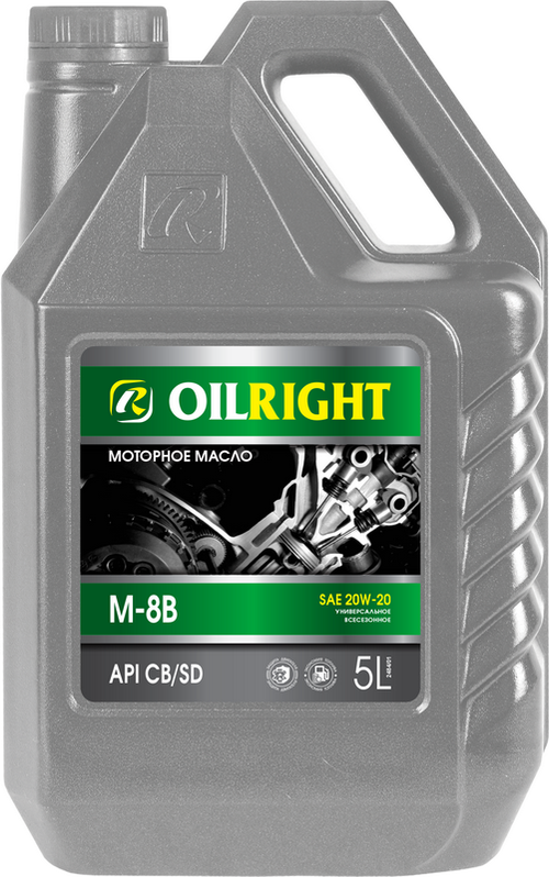 Моторное масло М8В Oilright, 5 л