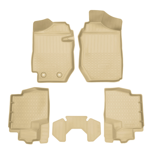 Ковры в салон Norplast/Unidec для Suzuki Jimny (2018-), Бежевый, МКПП, арт.NPA11-C85-201-B
