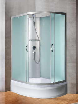 Душевая кабина RIVER NARA Б/К 100/80/24 МТ L Душевая кабина 100x80x206 10000008786 Универсальная Четверть круга