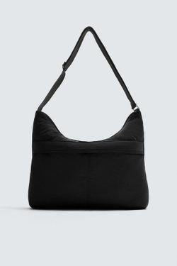 ZARA НЕЙЛОНОВАЯ СУМКА, ЧЕРНЫЙ