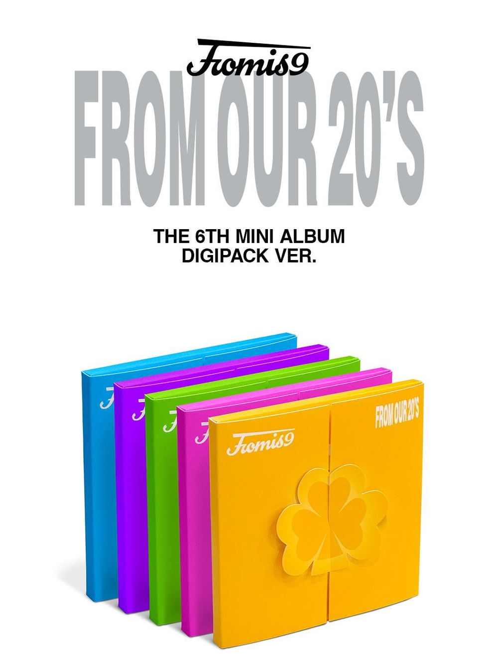 Альбом fromis_9 - FROM OUR 20's 6th Mini Album DIGIPACK 5 Version SET